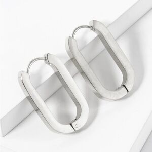 Huggie Hoop Earrings Stainless Steel